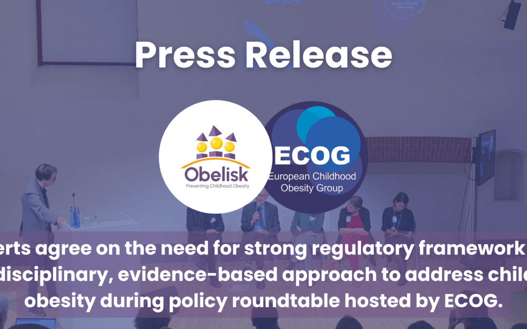 Experts agree on the need for strong regulatory framework and multidisciplinary, evidence-based approach to address childhood obesity during policy roundtable hosted by ECOG.